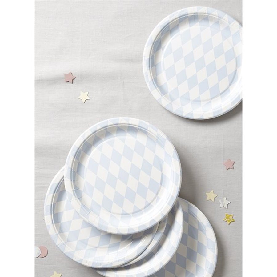 Rombos azul desechable