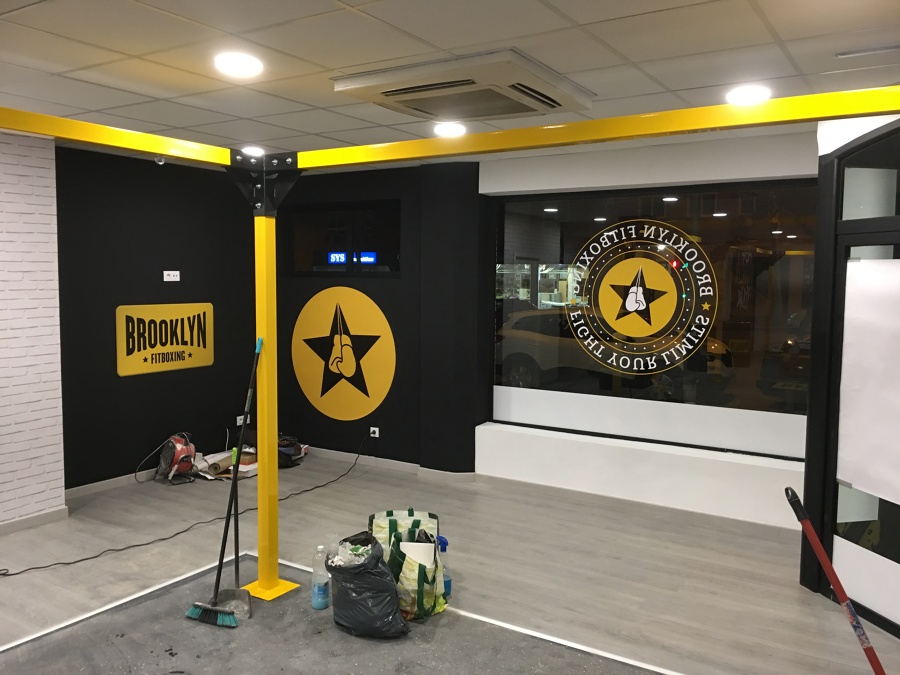 rotulacion paredes escaparate