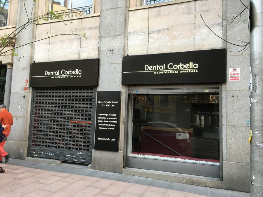 Rotulo: Bandeja retroiluminada por led