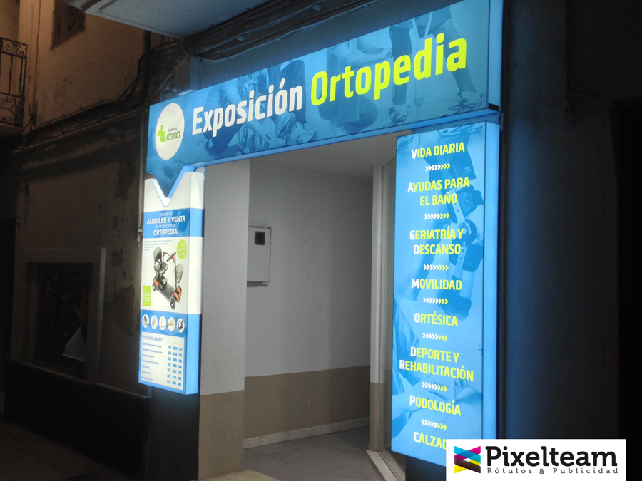 Rotulos de metacrilato iluminado