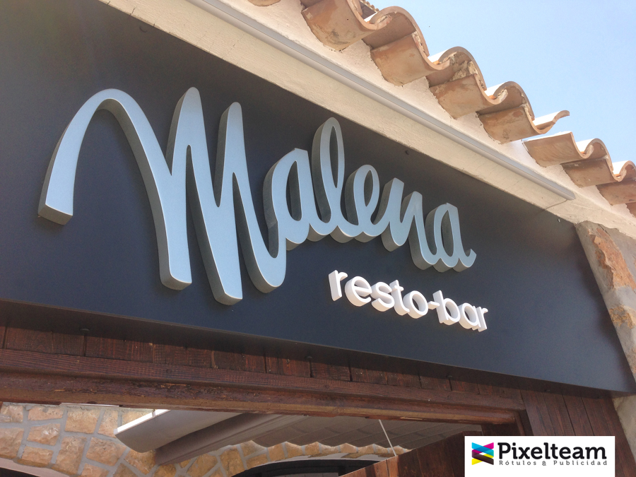 rotulos letras corporeas corcho