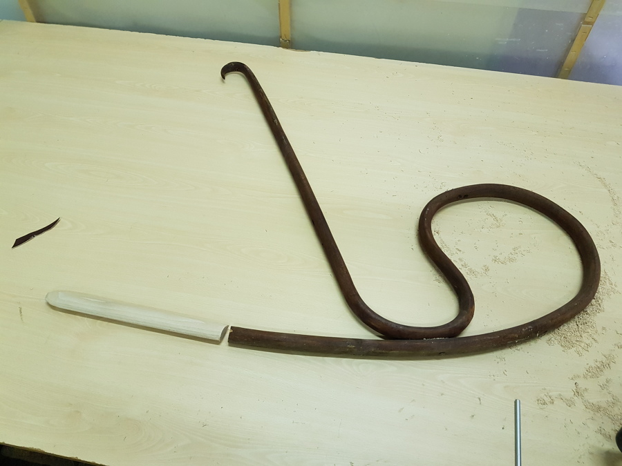 Sacar pieza de balancín.