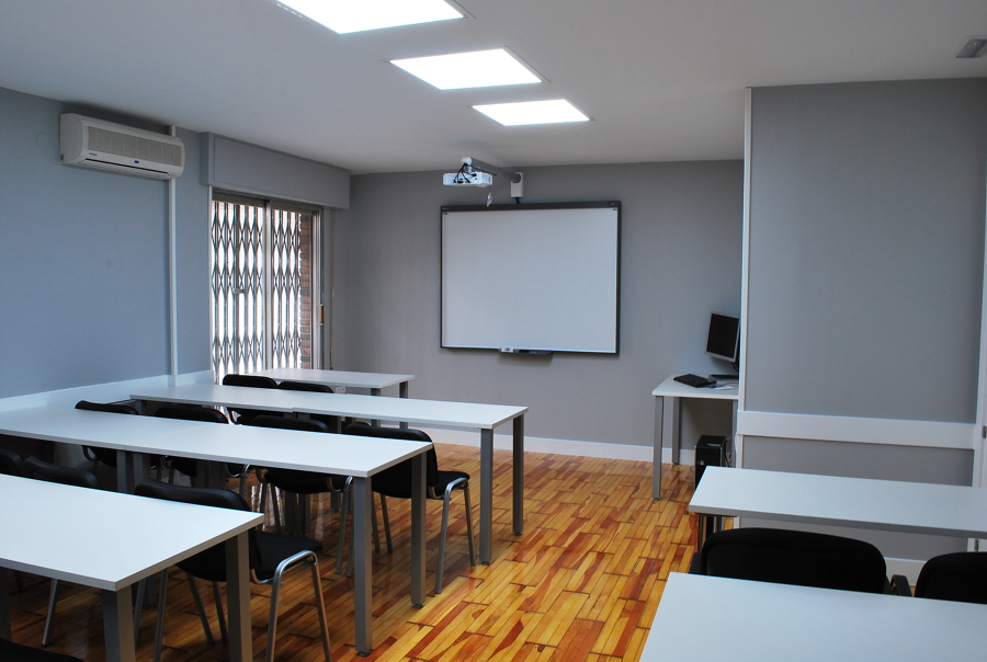 Sala de aula de formación