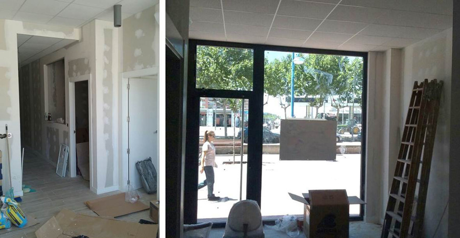 Sala de espera. Obra