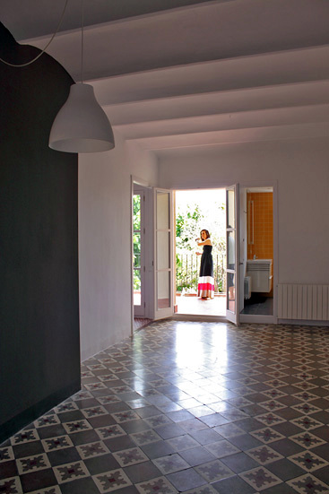 Sala de estar hacia terraza