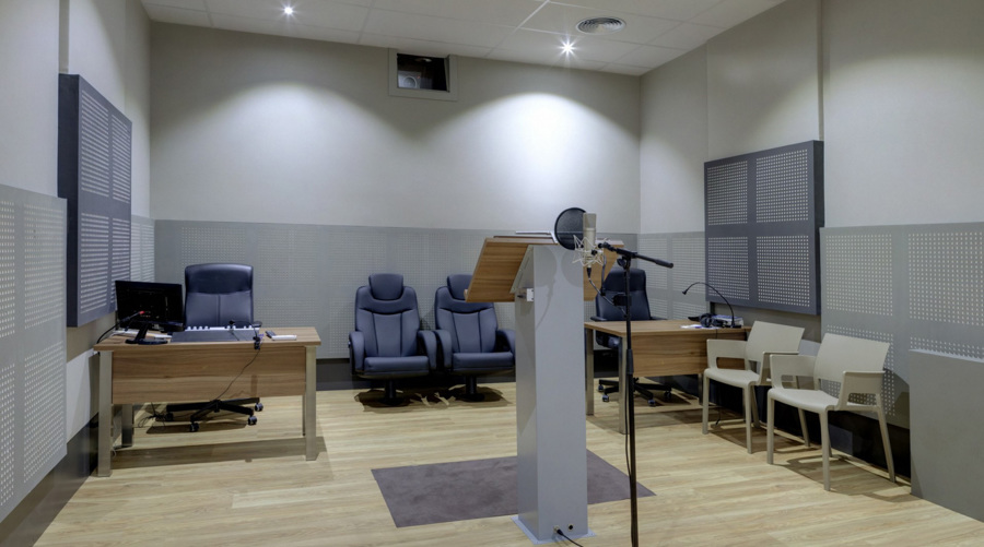 Sala de locución 2 Auditorio y control