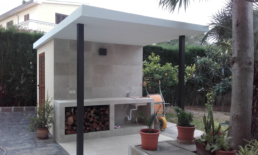 Sala de maquina y barbacoa