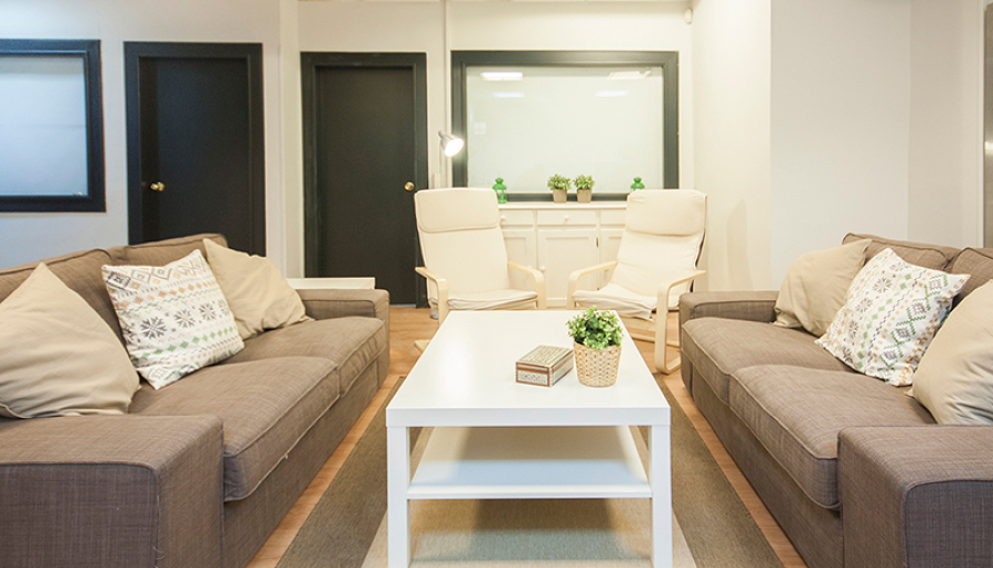 Sala estar, recepción