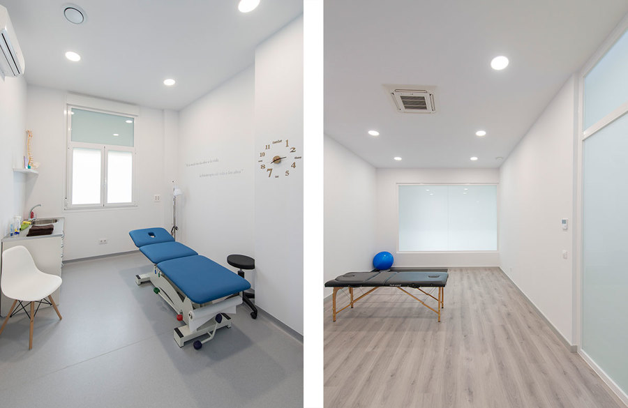 Salas para los distintos profesionales sanitarios