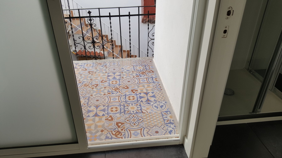 Salida a terraza posterior