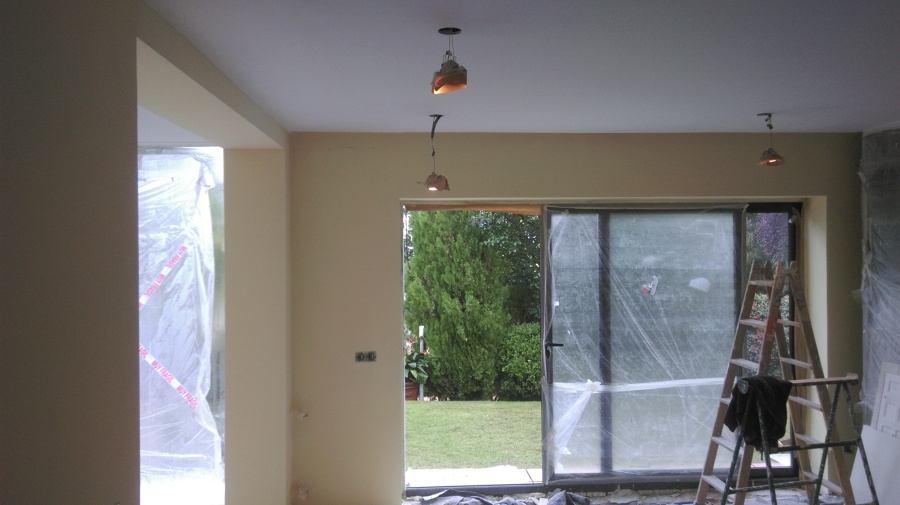 Salida del salón en proceso