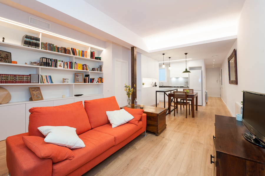 Salón abierto al comedor