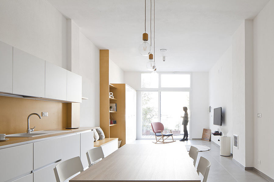 Salón abierto al exterior