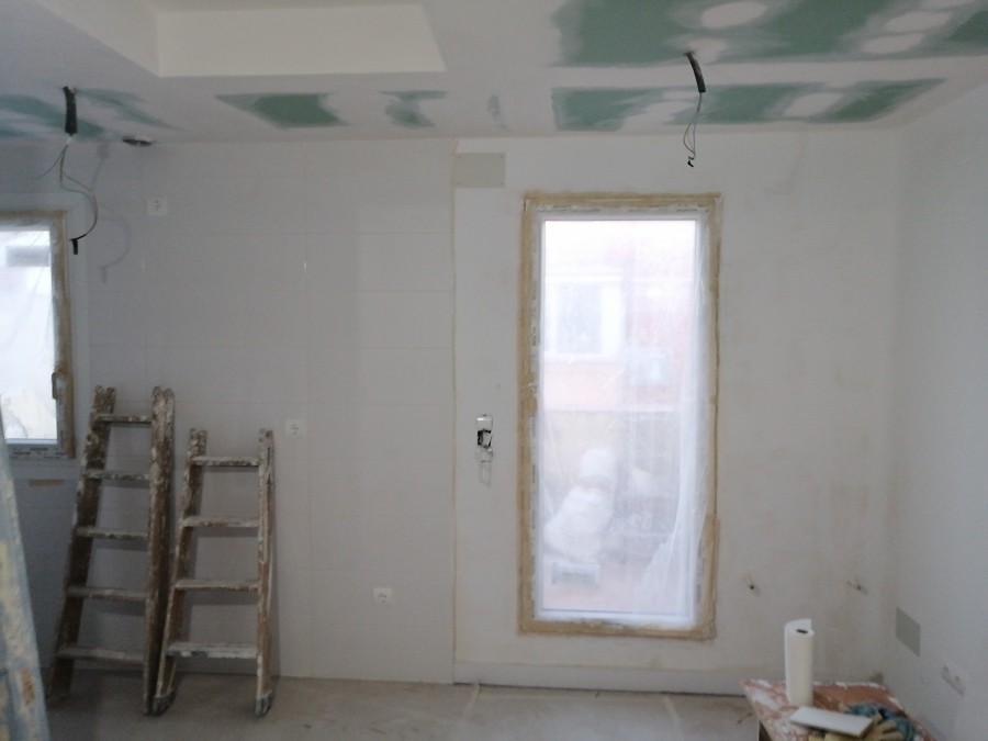 Salón antes de pintar