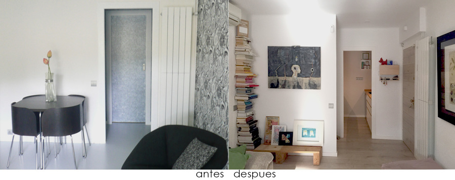 Salón, antes y despues