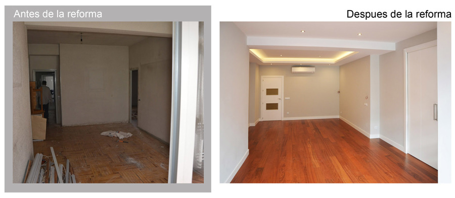 Salon antes y despues