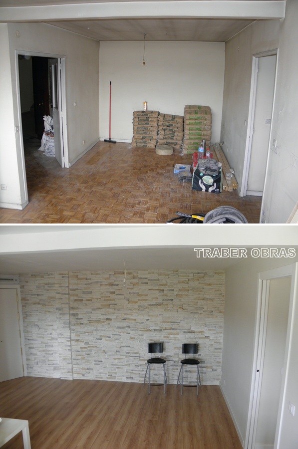 Salón antes y después