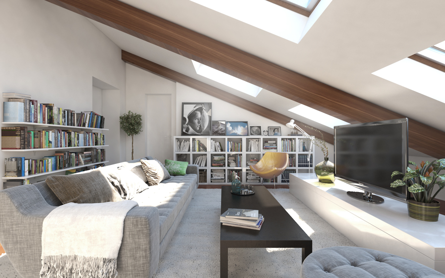 Salón bajo cubierta