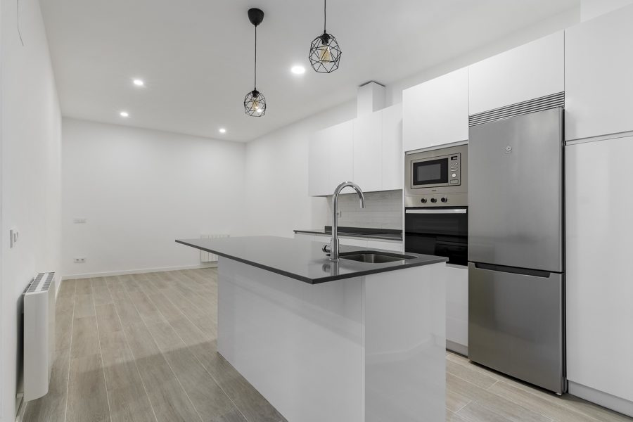 Salón - cocina abierta