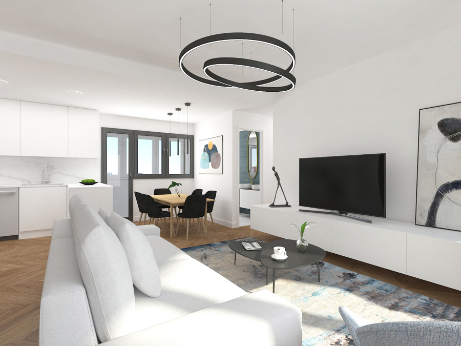 Salón-cocina-comedor