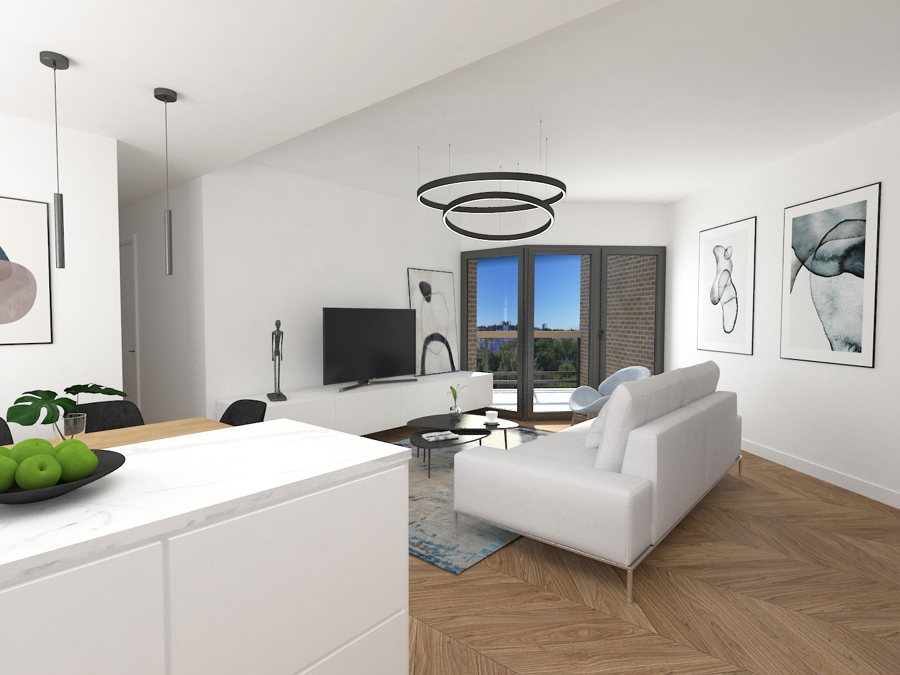 Salón-cocina-comedor