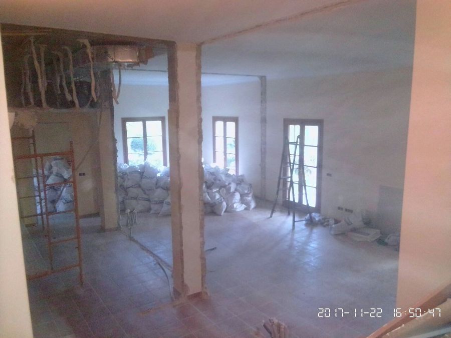 SALON-COCINA EN PROCESO.