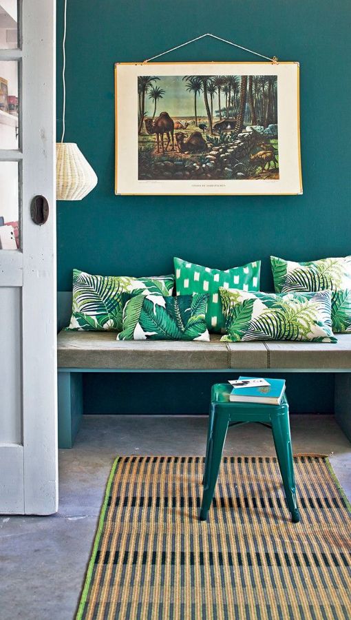 pared verde