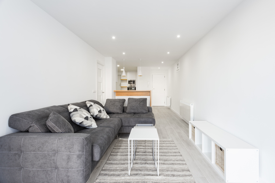 Salón-comedor abierto