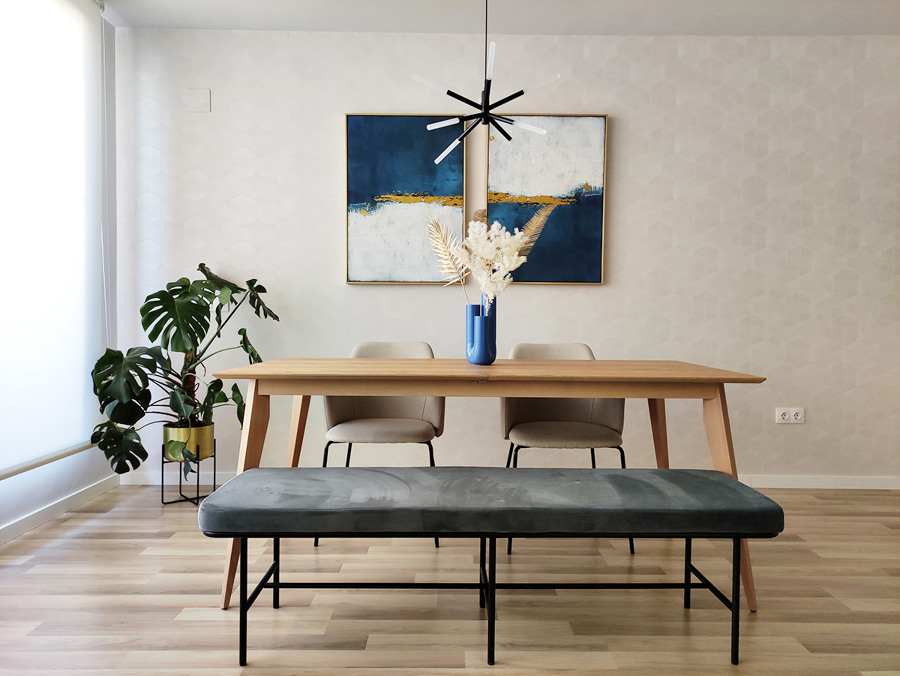 Salón-comedor abierto