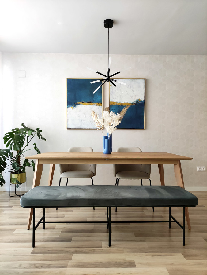 Salón-comedor abierto