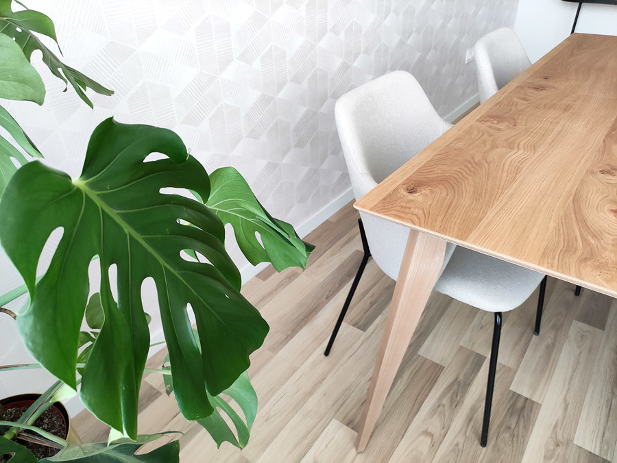 Salón-comedor abierto