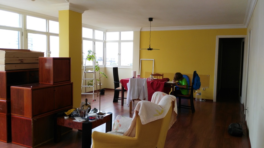 Salón- comedor ANTES de la reforma