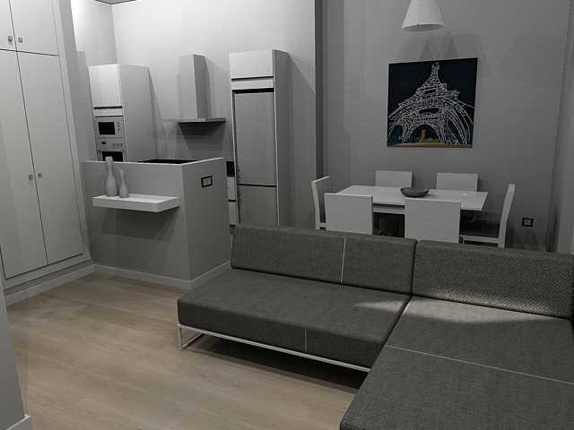 Salon-comedor-cocina