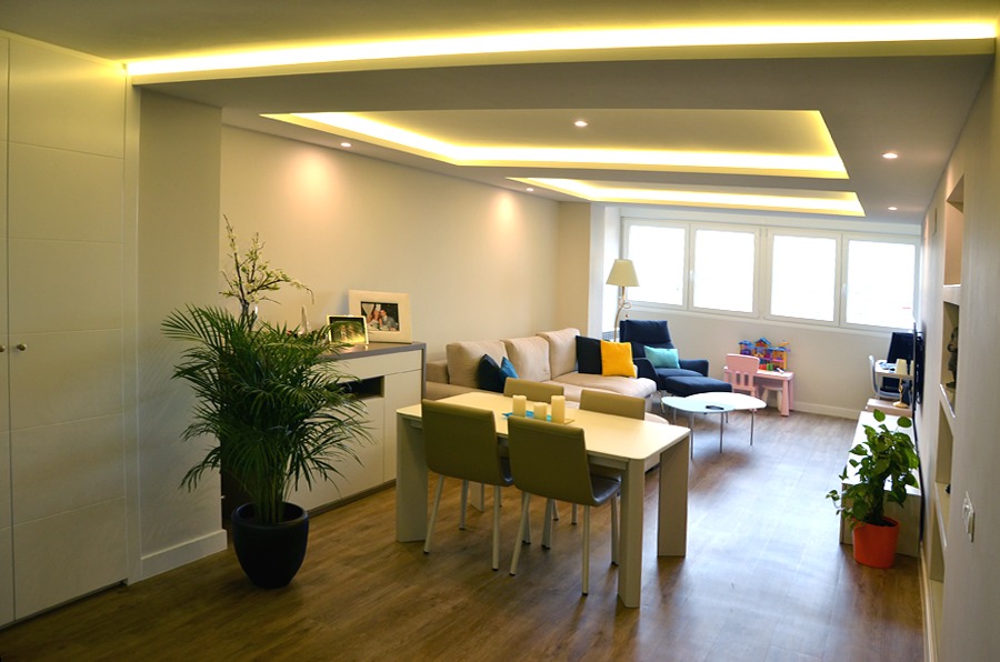 Salón/Comedor iluminado