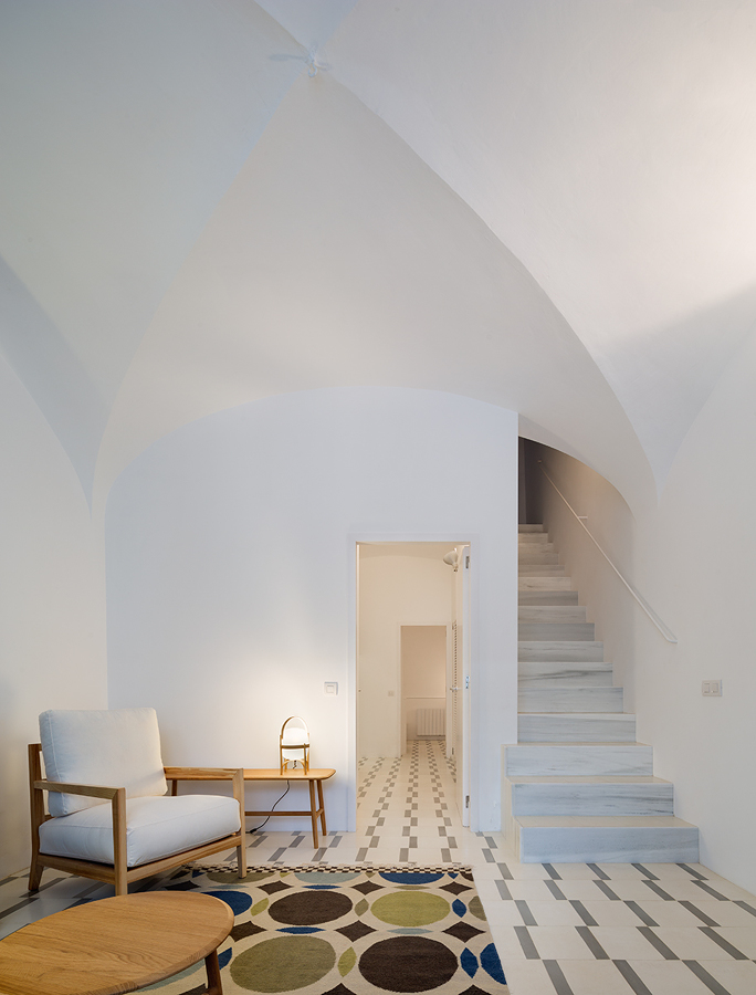 Salón con elementos tradicionales 