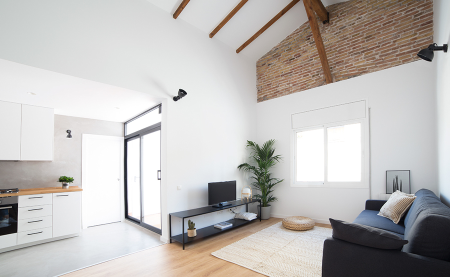 Salón con salida a terraza