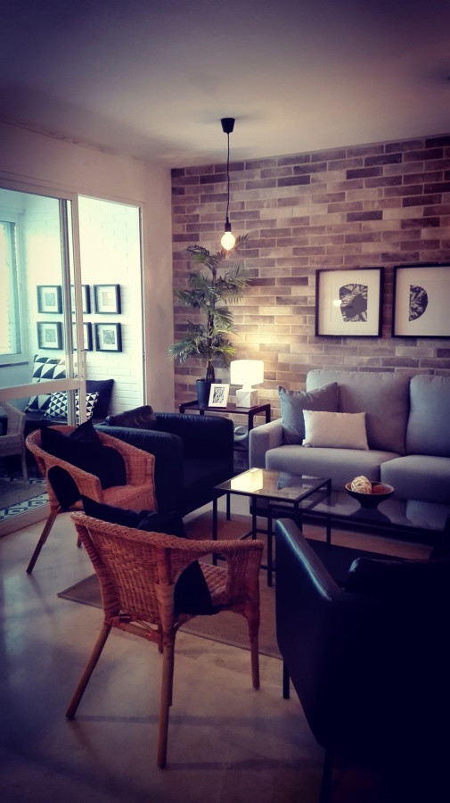 Salón con sofá cama