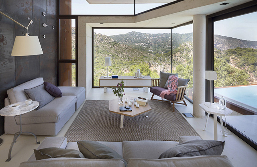 Salón de diseño exquisito