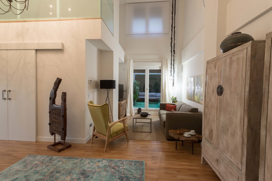 Salón de doble altura