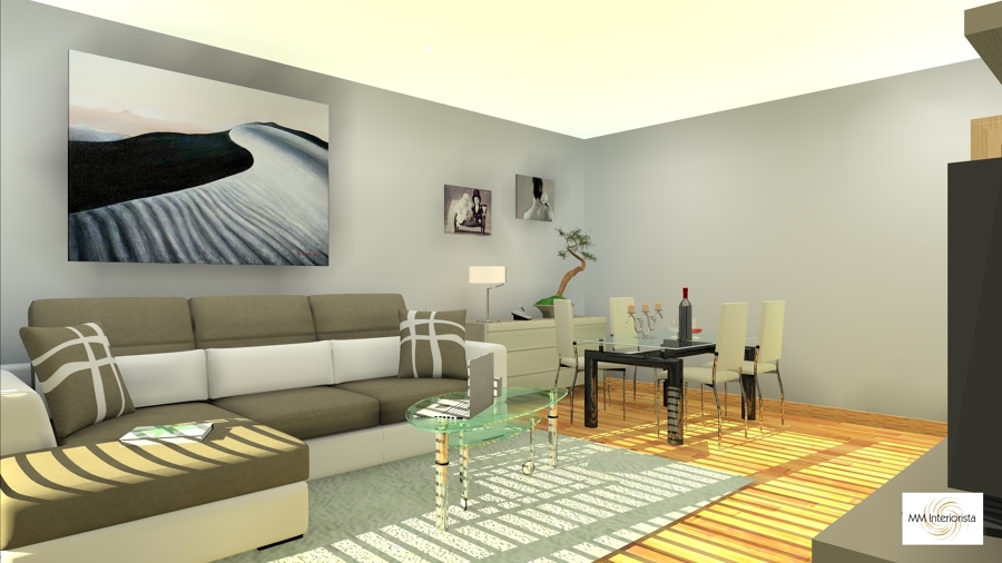 SALÓN DE UNA VIVIENDA A LA VENTA PARA REFORMAR EN PORTO CRISTO