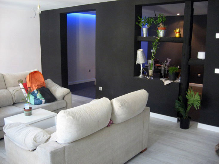 Salón después de la reforma