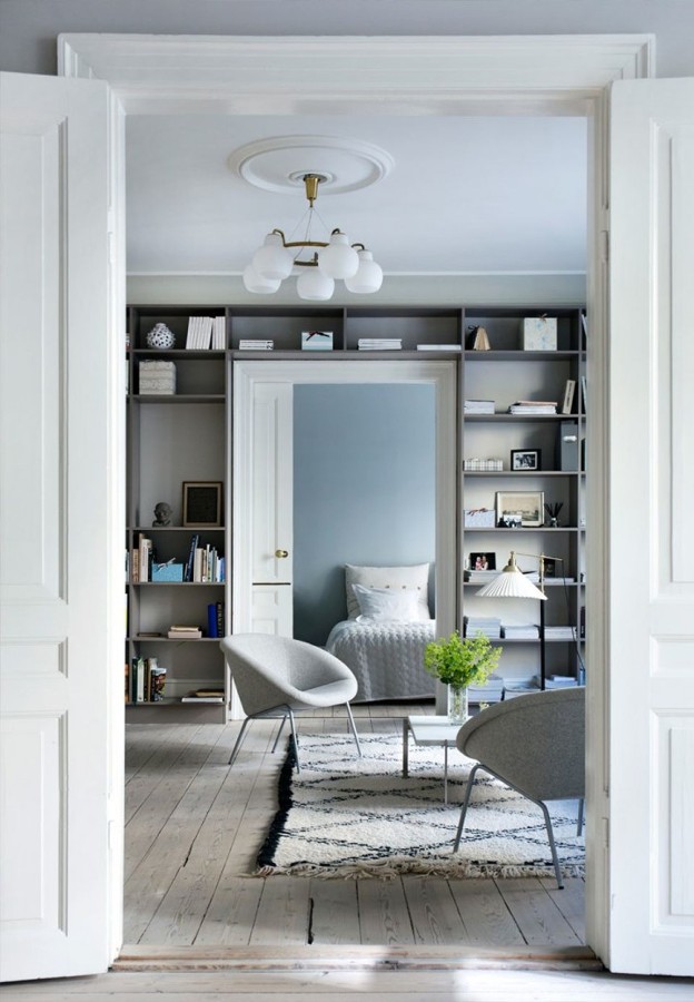 salon en azul serenidad