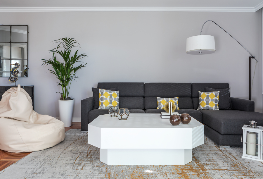 Salón estilo nórdico