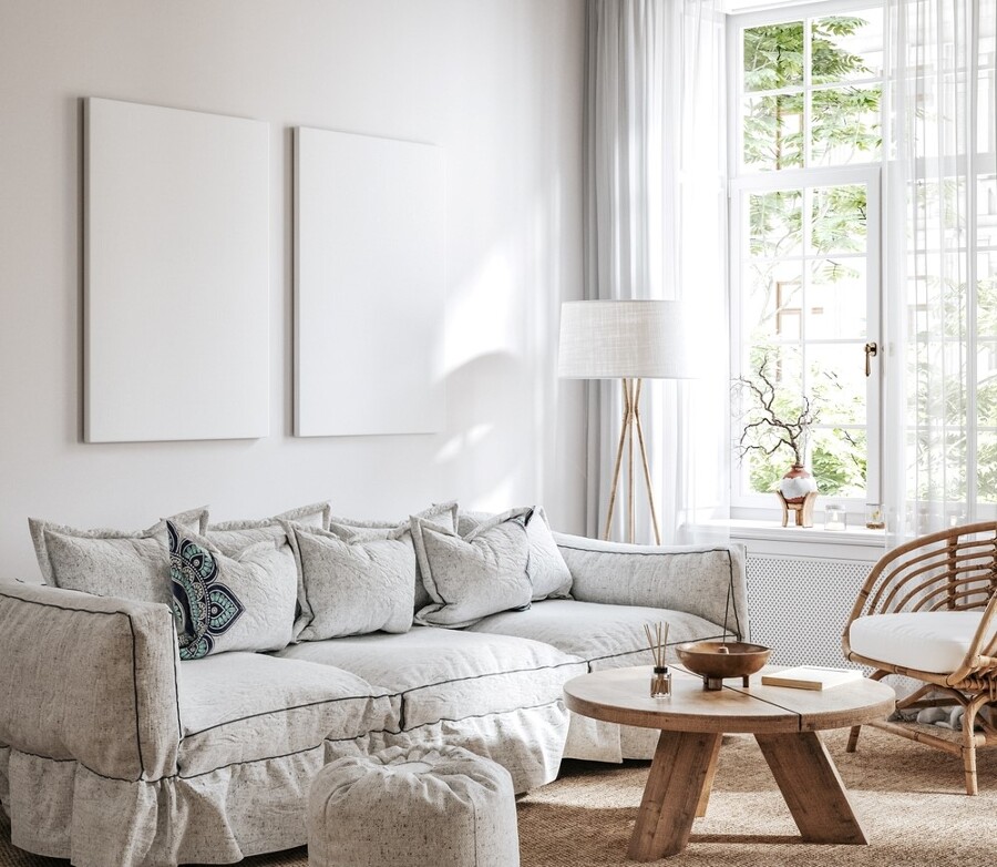 salon estilo nordico