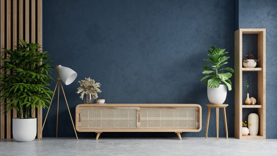 salon moderno estilo nordico