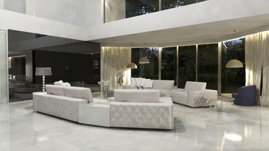 Salón principal de Casa Aurea