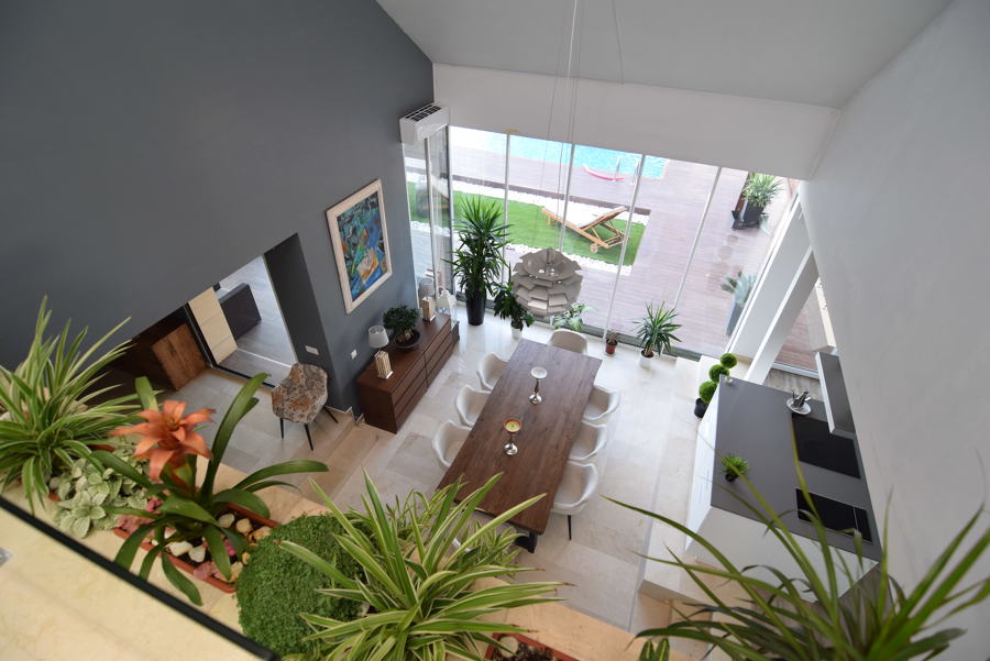 Salón. Vista desde primera planta.