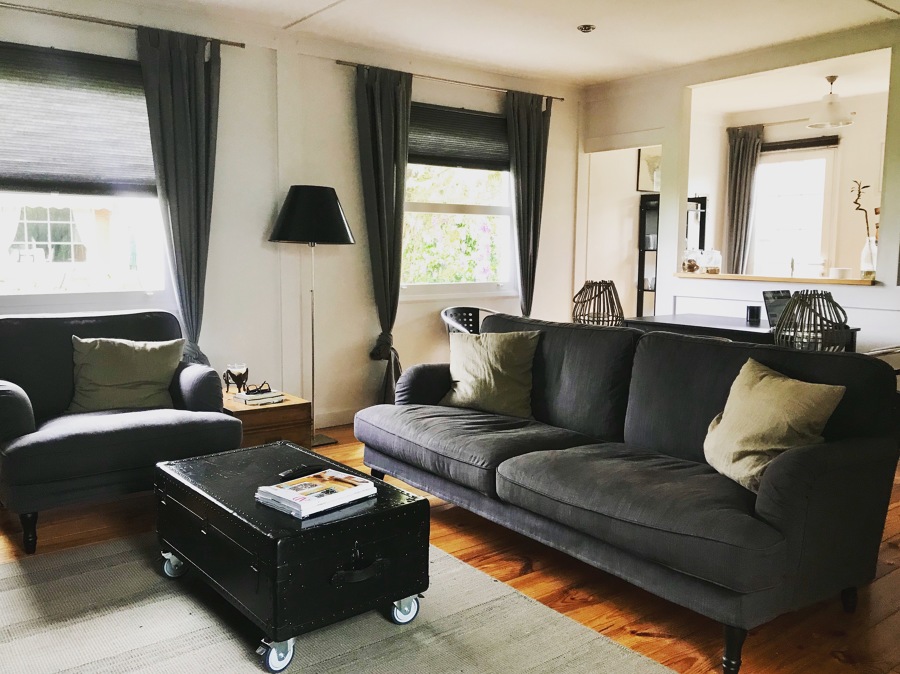 Salón, vista general. Al fondo la Cocina