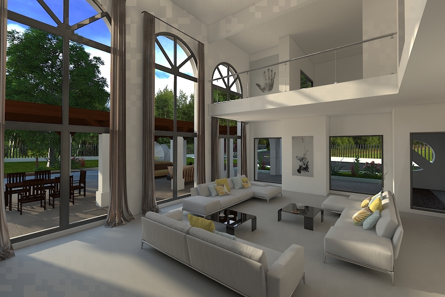 Salón vivienda en benahavis