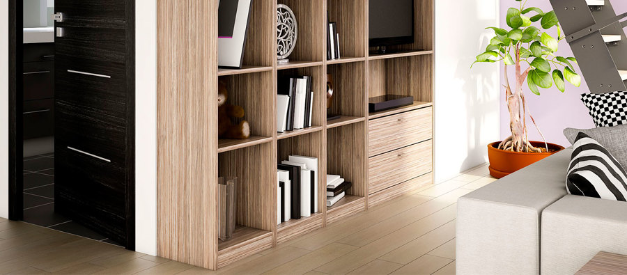 Salón vivienda en la playa